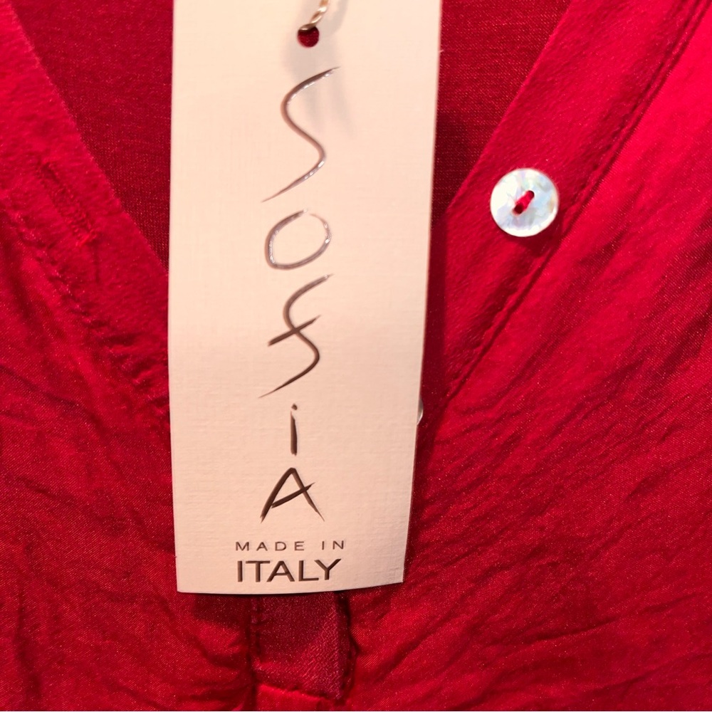 NWT Sofia Made in Italy B&B Red Dress - Picture 11 of 14